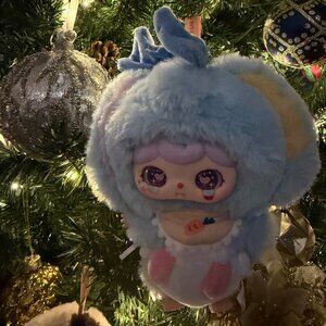 Baby Three Crie Baby Animal Kindergarten Little Blue Elephant